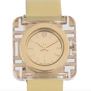 Tory Burch Izzie Watch in yellow/gold